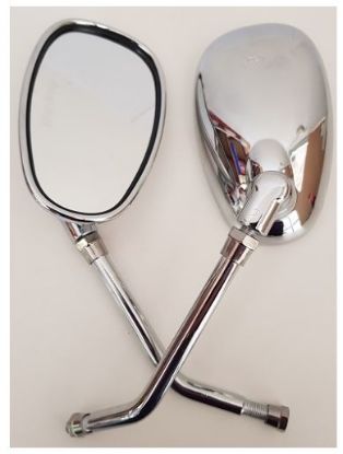 Picture of Mirrors 125cc 150cc Scooter 10mm Retro