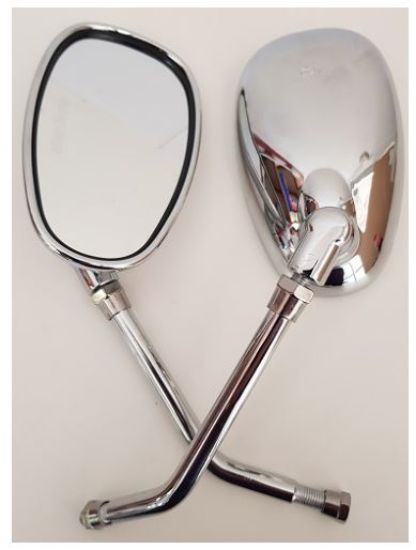 Picture of Mirrors 125cc 150cc Scooter 10mm Retro